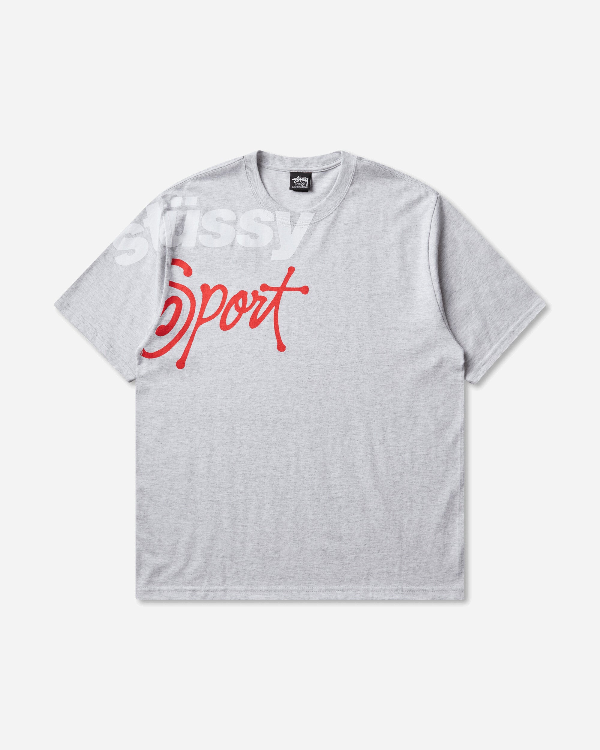 Stüssy Stussy Sport Tee Ash Heather T-Shirts Shortsleeve 1905188SJ 0062