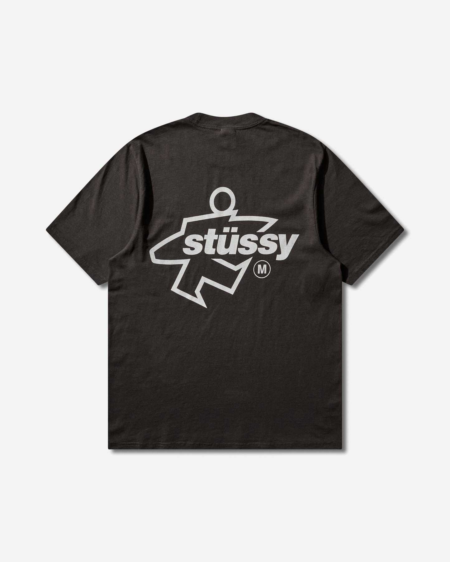Stüssy Surf Size Pig Dyed Tee Faded Black T-Shirts Shortsleeve 1905180SJ 0090