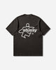Stüssy Surf Size Pig Dyed Tee Faded Black T-Shirts Shortsleeve 1905180SJ 0090
