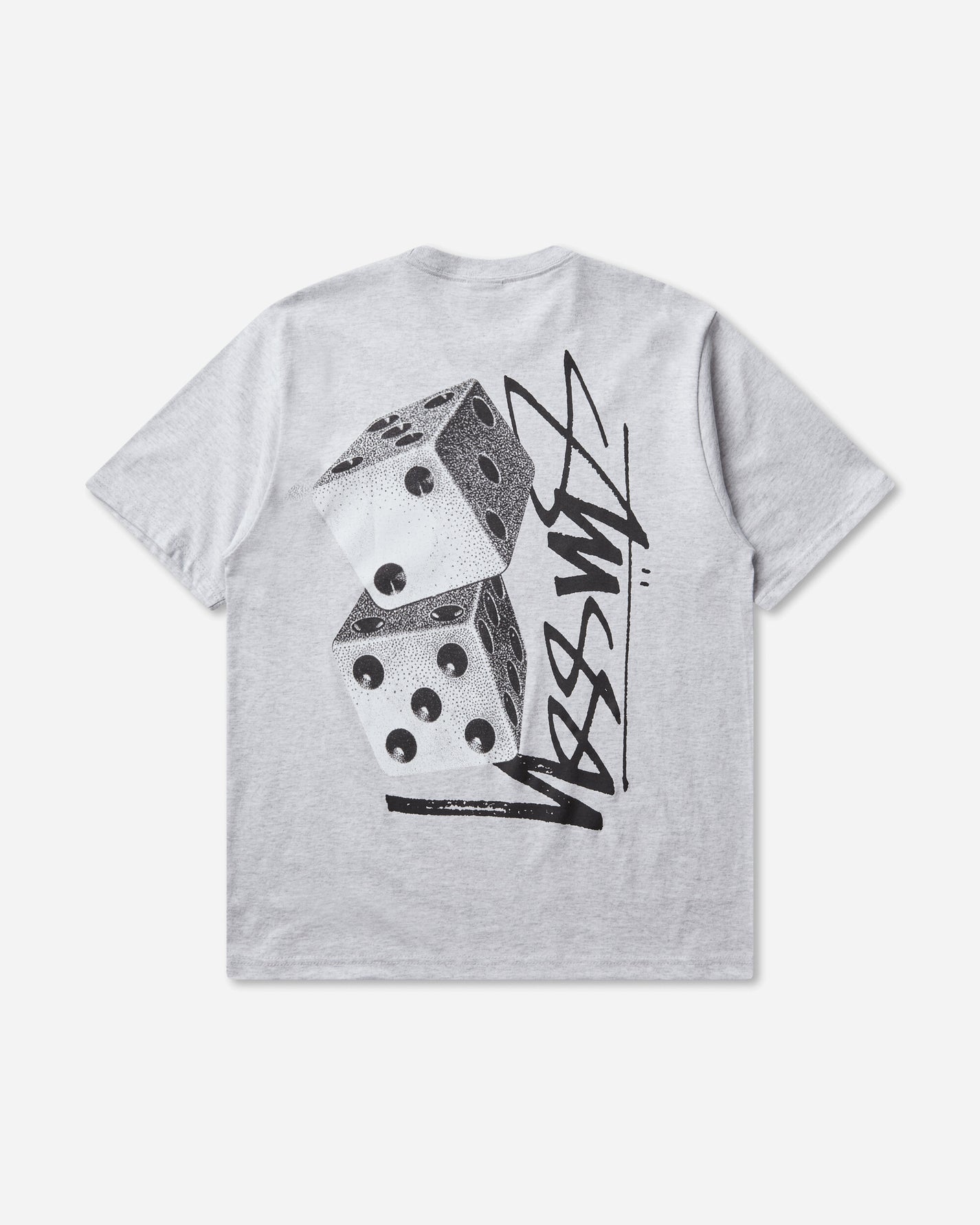 Stüssy Tall Dice Tee Ash Heather T-Shirts Shortsleeve 1905187SJ 0062