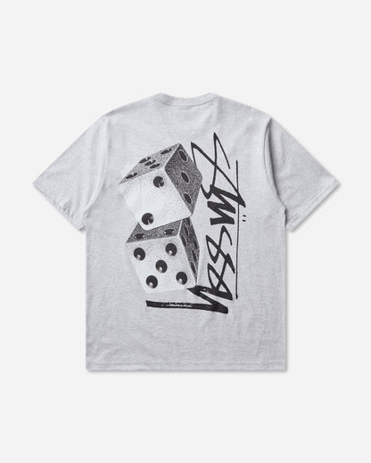 Stüssy Tall Dice Tee Ash Heather T-Shirts Shortsleeve 1905187SJ 0062