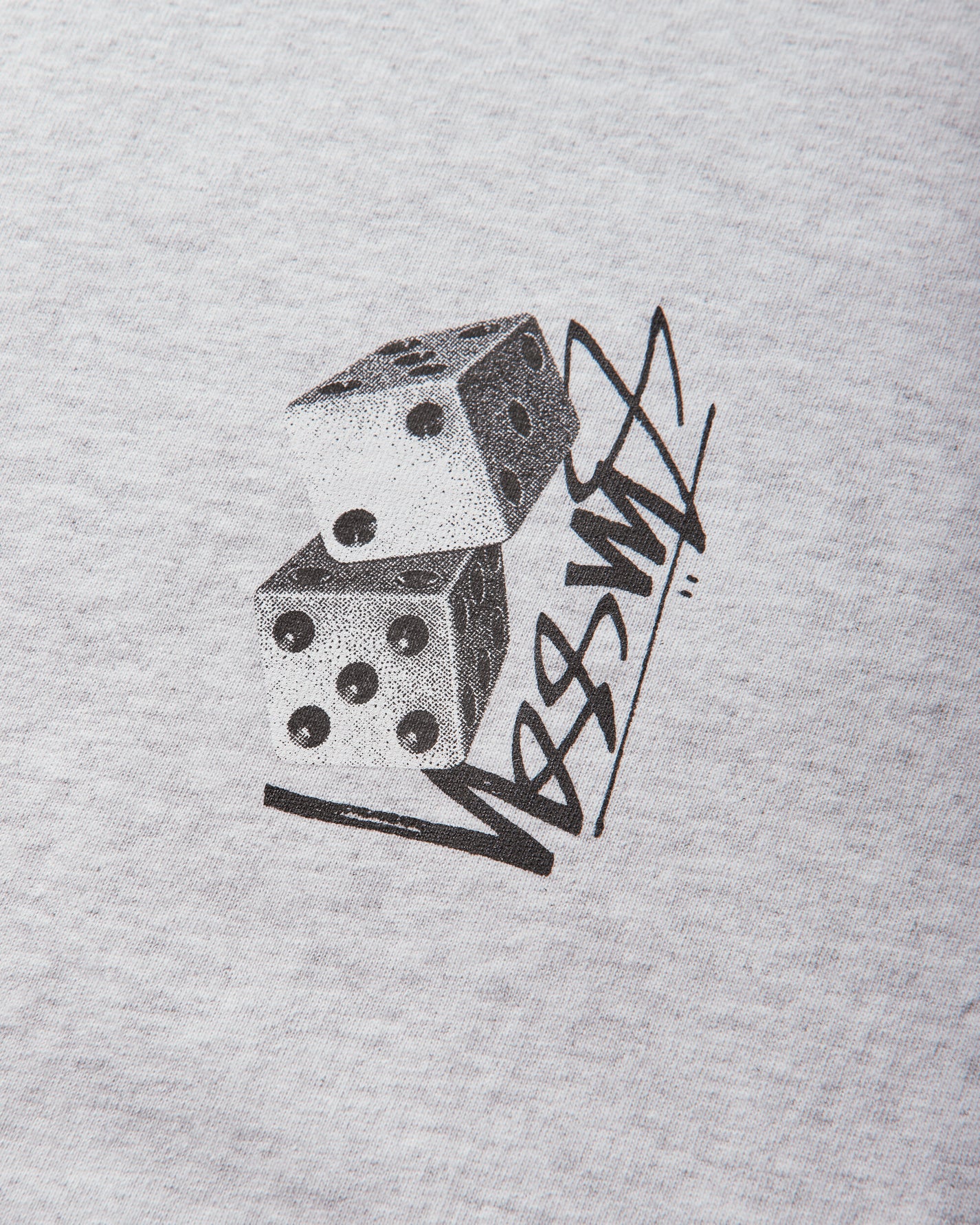 Stüssy Tall Dice Tee Ash Heather T-Shirts Shortsleeve 1905187SJ 0062