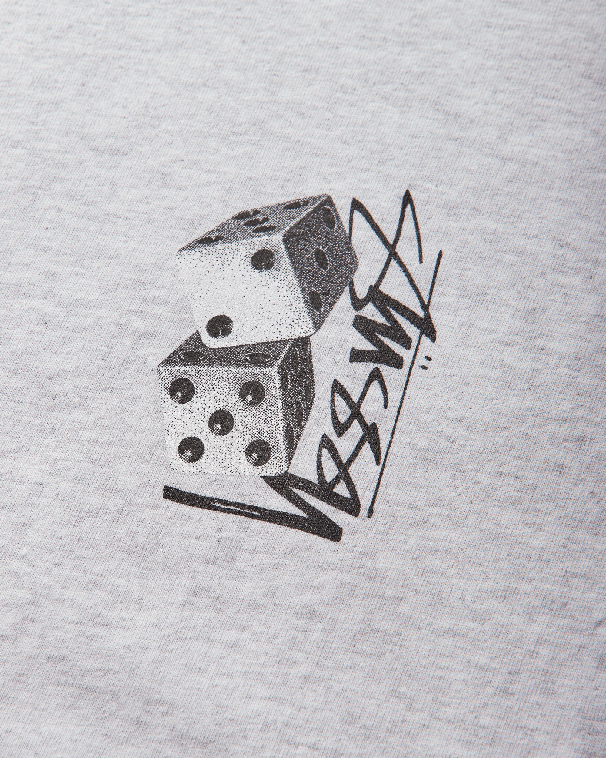 Stüssy Tall Dice Tee Ash Heather T-Shirts Shortsleeve 1905187SJ 0062