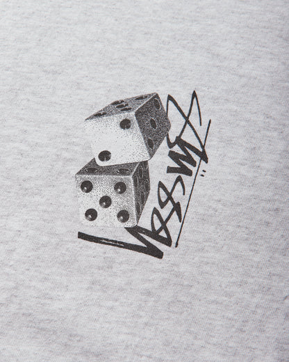 Stüssy Tall Dice Tee Ash Heather T-Shirts Shortsleeve 1905187SJ 0062