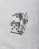Stüssy Tall Dice Tee Ash Heather T-Shirts Shortsleeve 1905187SJ 0062