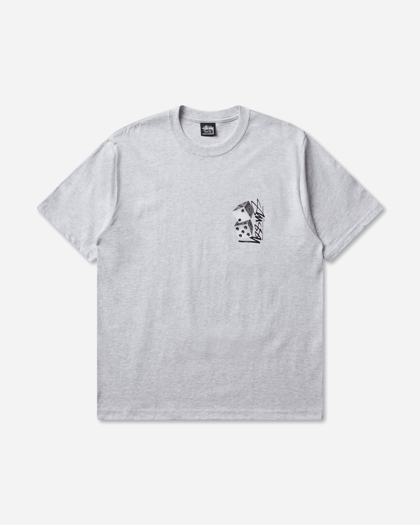 Stüssy Tall Dice Tee Ash Heather T-Shirts Shortsleeve 1905187SJ 0062