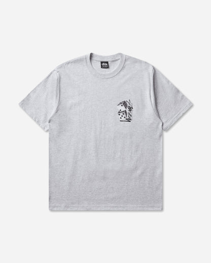 Stüssy Tall Dice Tee Ash Heather T-Shirts Shortsleeve 1905187SJ 0062