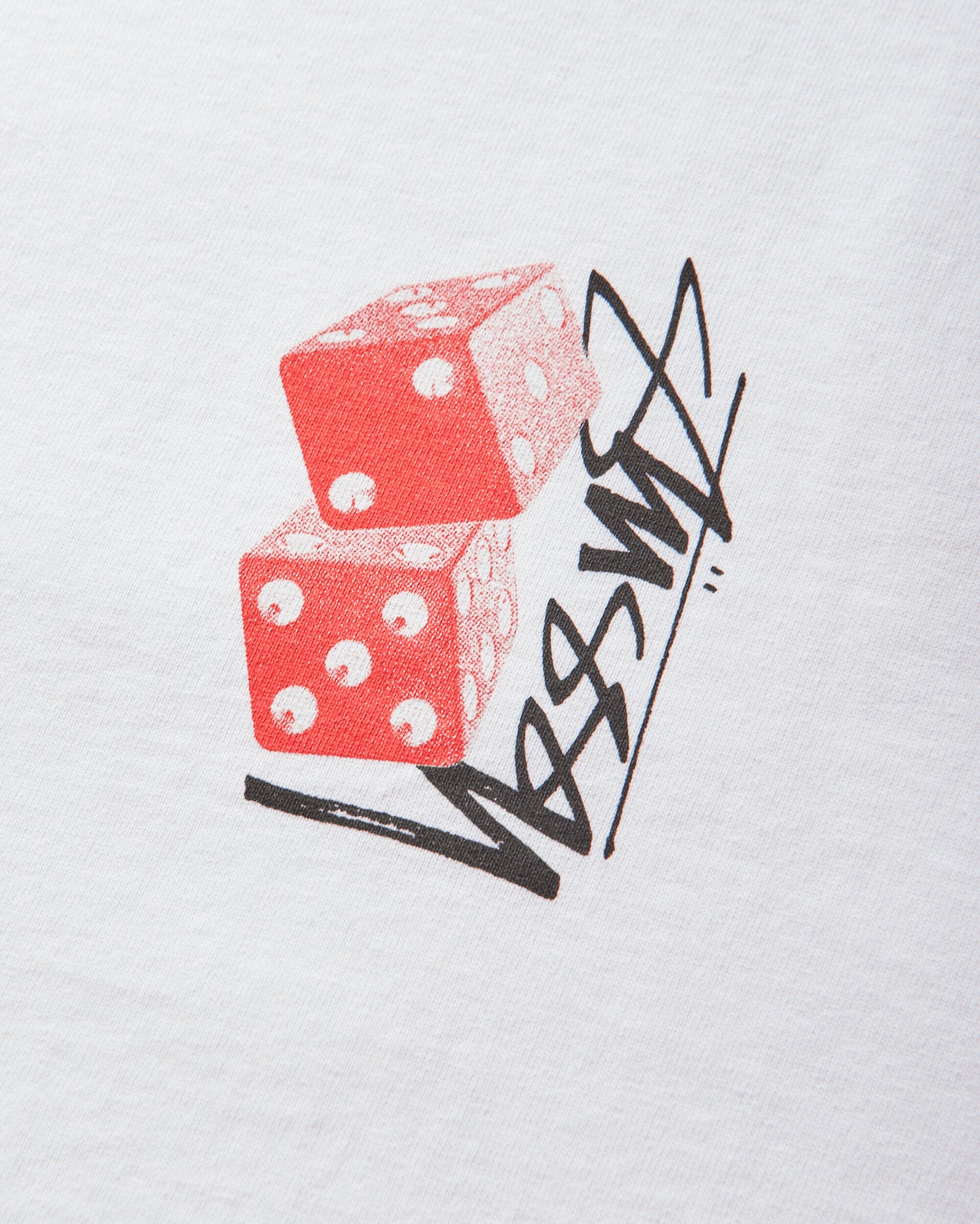 Stüssy Tall Dice Tee White T-Shirts Shortsleeve 1905187SJ 1201
