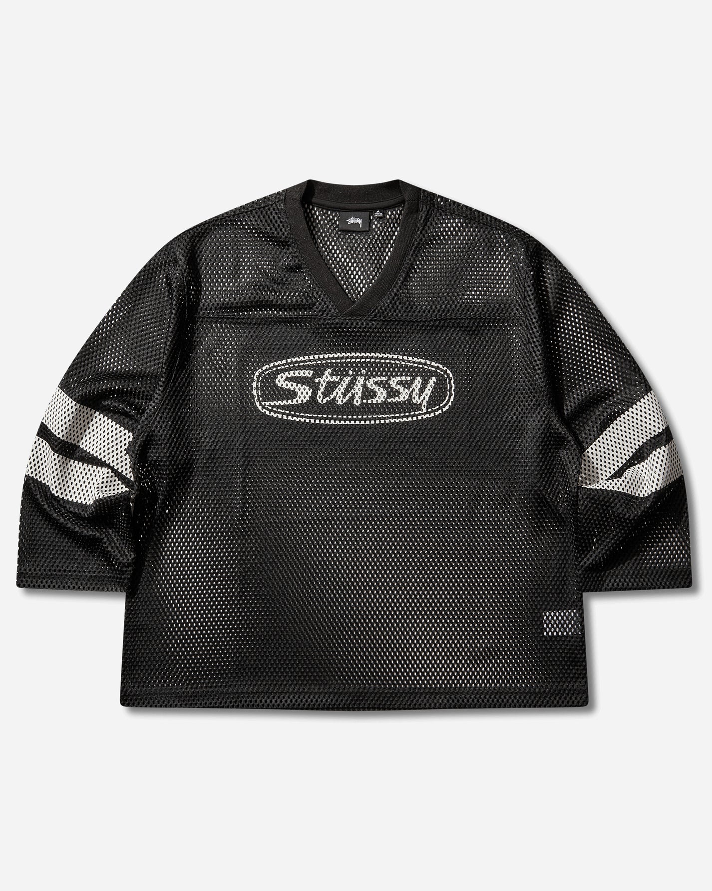 Stüssy Trucker Team Jersey Black T-Shirts Shortsleeve 1140384SJ 0001