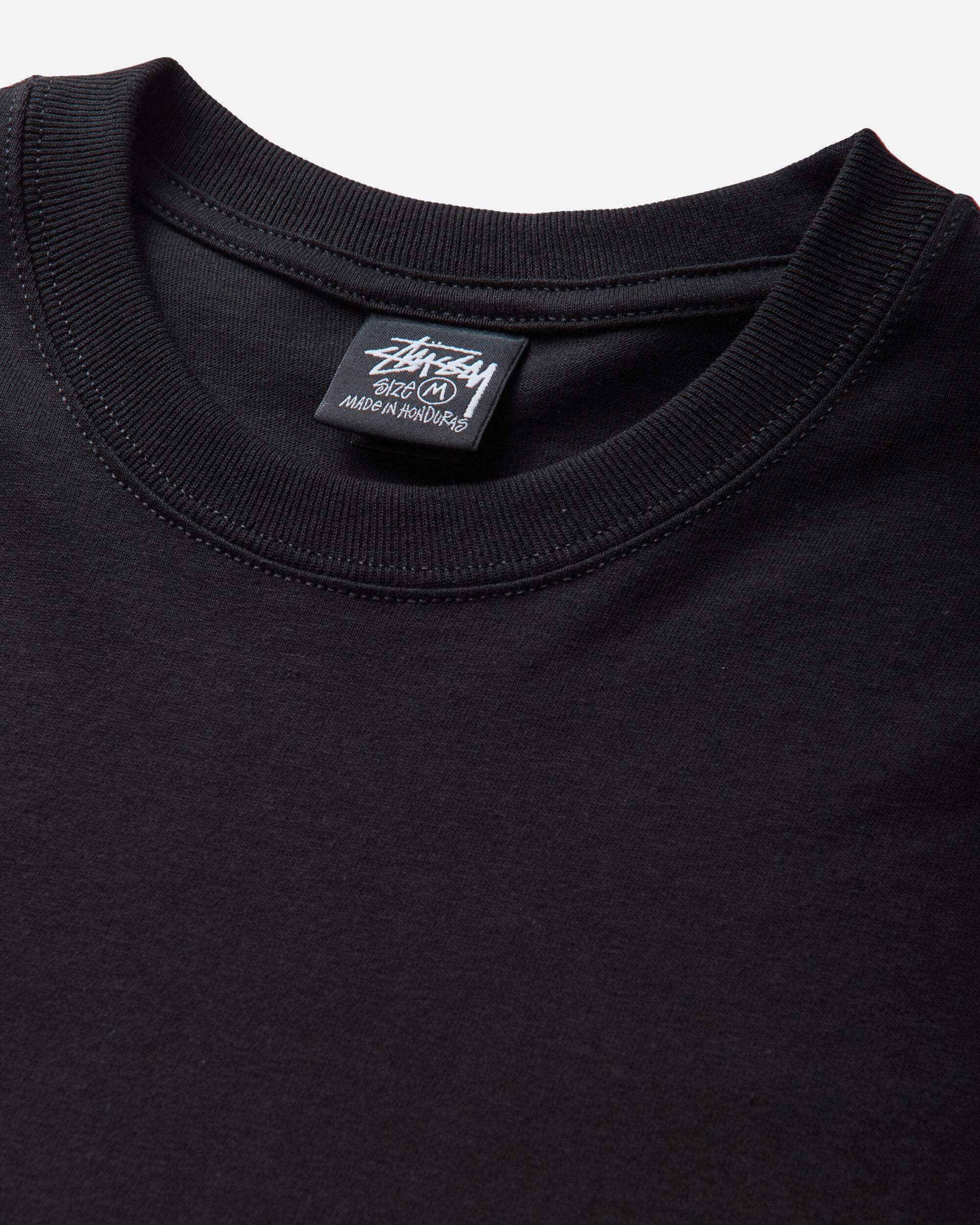 Stüssy Wave Oval Tee Black T-Shirts Shortsleeve 1905181SJ 0001