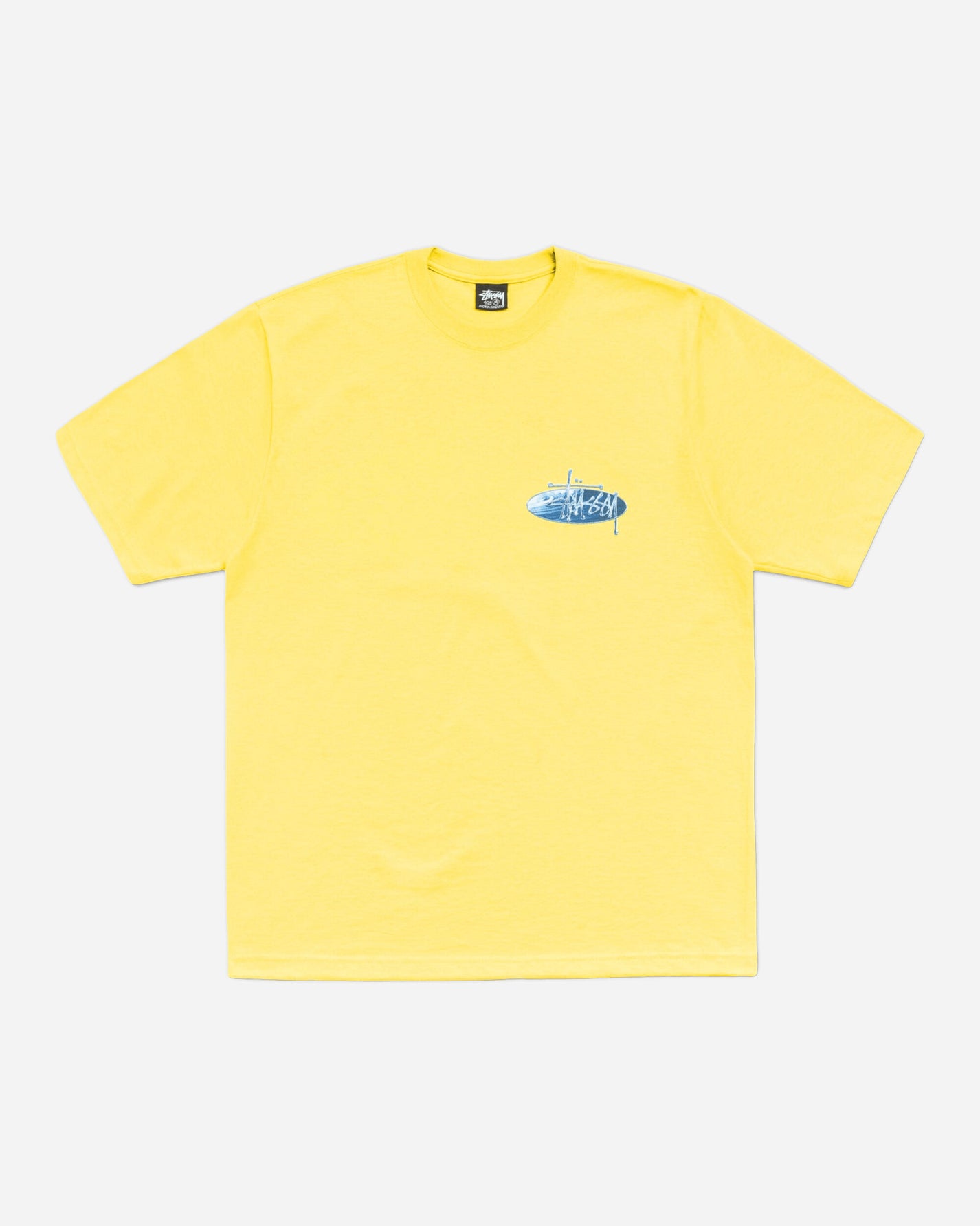 Stüssy Wave Oval Tee Lemon T-Shirts Shortsleeve 1905181SJ 0408