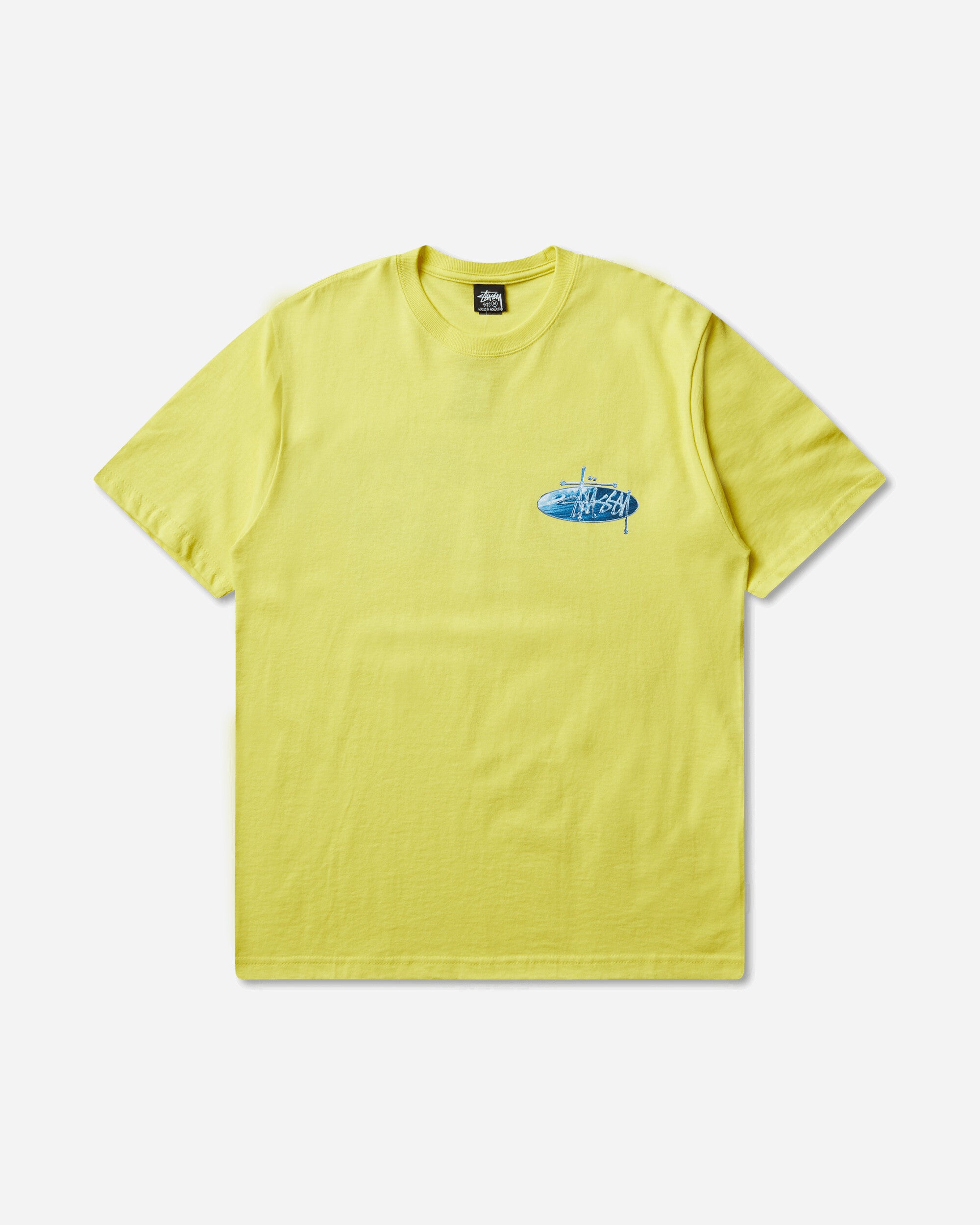 Stüssy Wave Oval Tee Lemon T-Shirts Shortsleeve 1905181SJ 0408