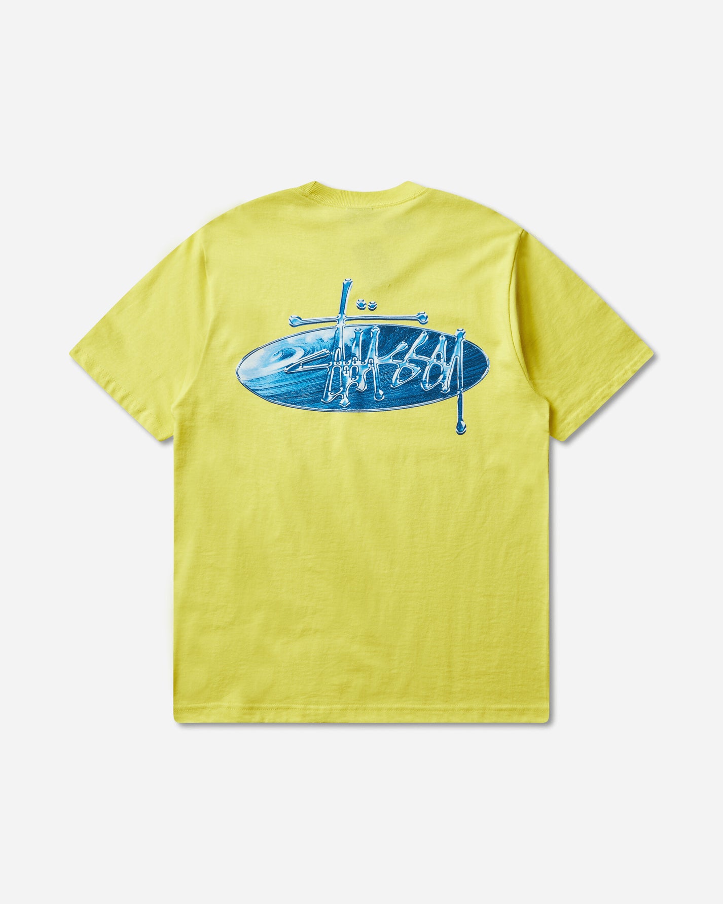 Stüssy Wave Oval Tee Lemon T-Shirts Shortsleeve 1905181SJ 0408