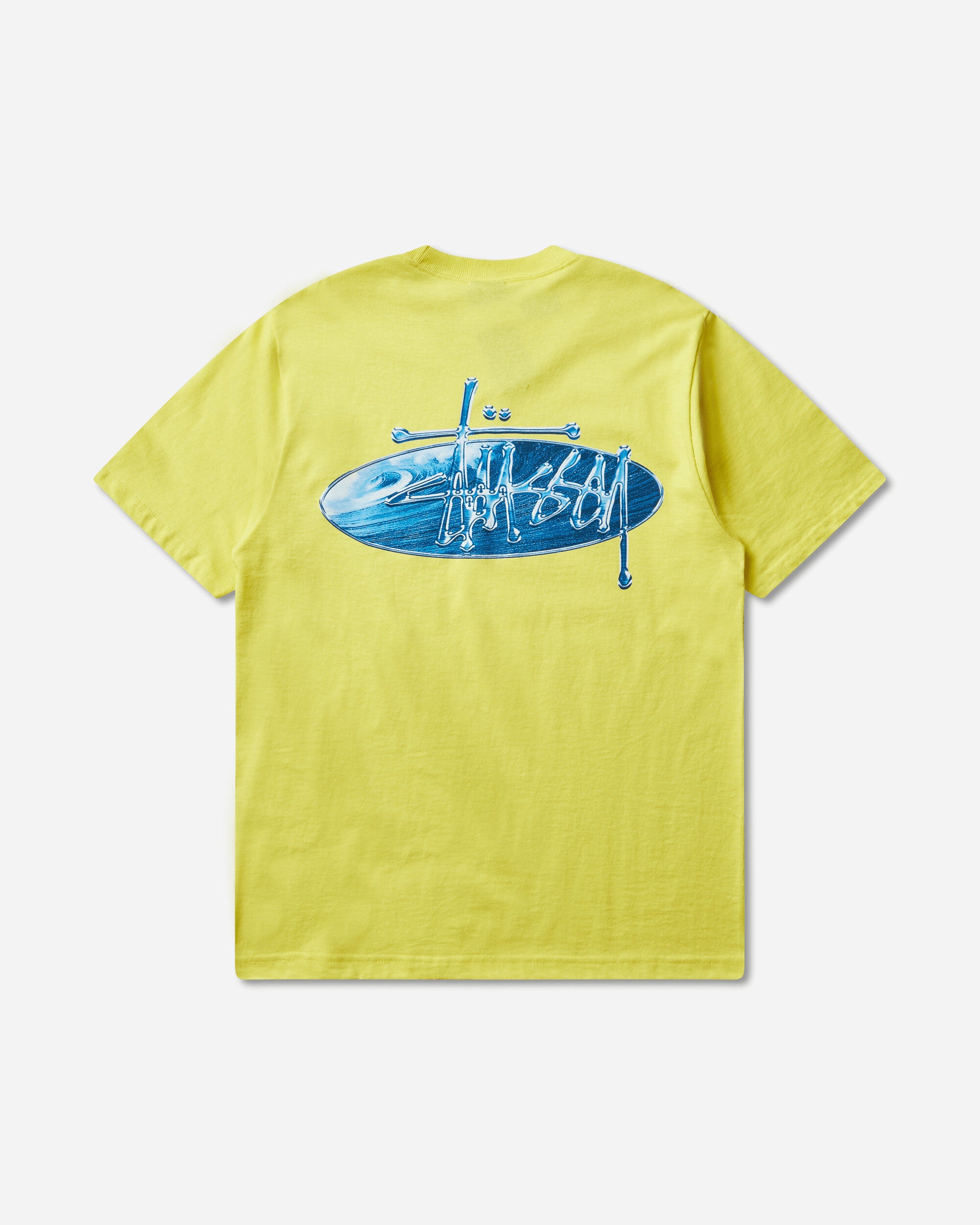 Stüssy Wave Oval Tee Lemon T-Shirts Shortsleeve 1905181SJ 0408