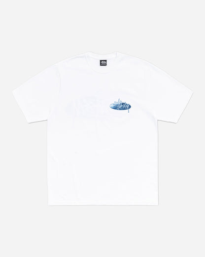 Stüssy Wave Oval Tee White T-Shirts Shortsleeve 1905181SJ 1201
