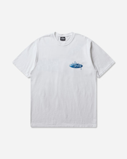 Stüssy Wave Oval Tee White T-Shirts Shortsleeve 1905181SJ 1201