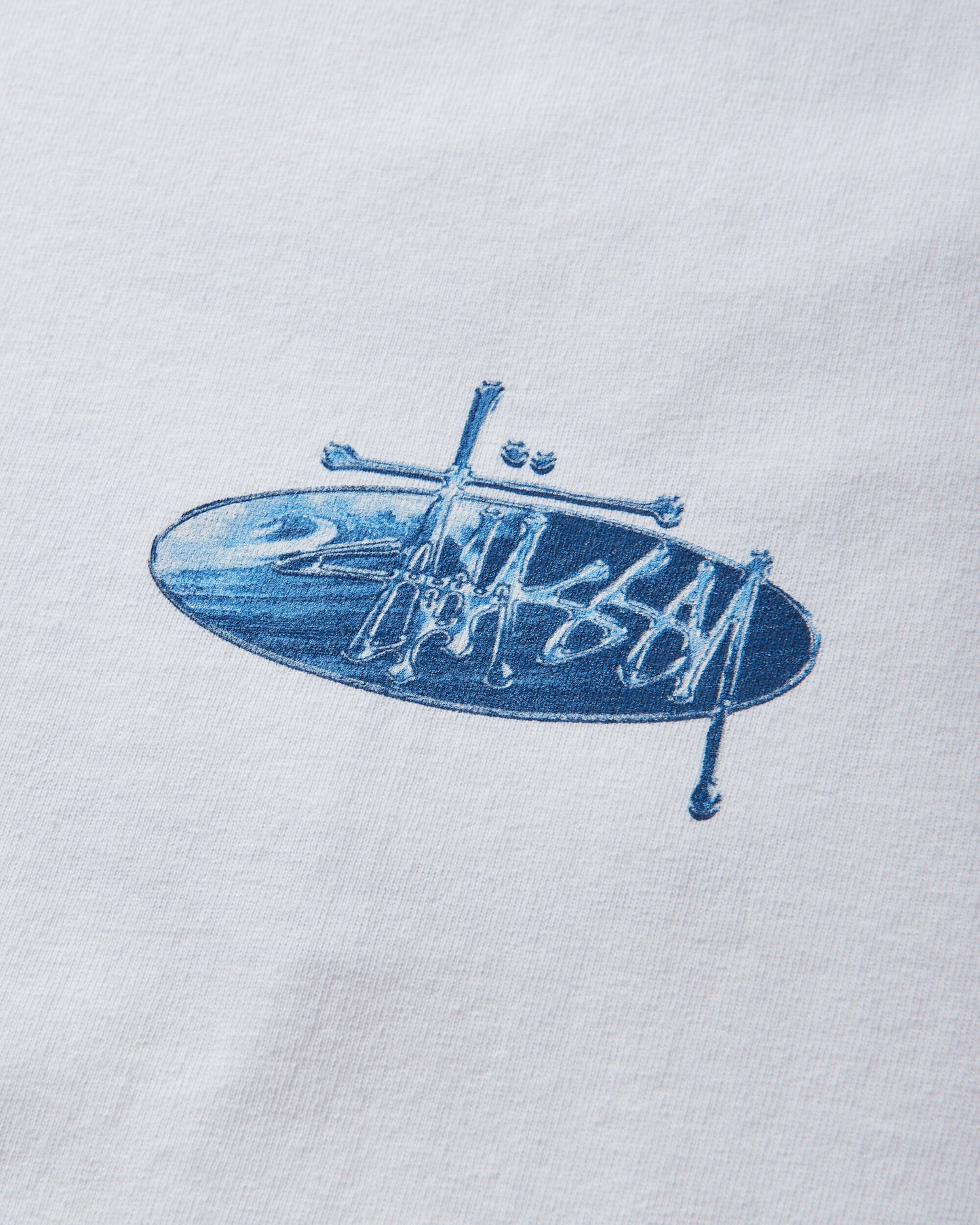 Stüssy Wave Oval Tee White T-Shirts Shortsleeve 1905181SJ 1201