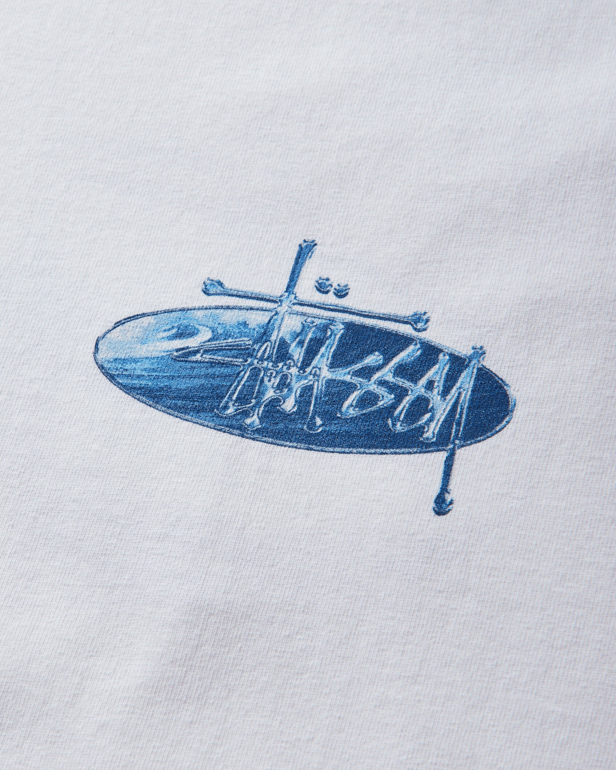 Stüssy Wave Oval Tee White T-Shirts Shortsleeve 1905181SJ 1201