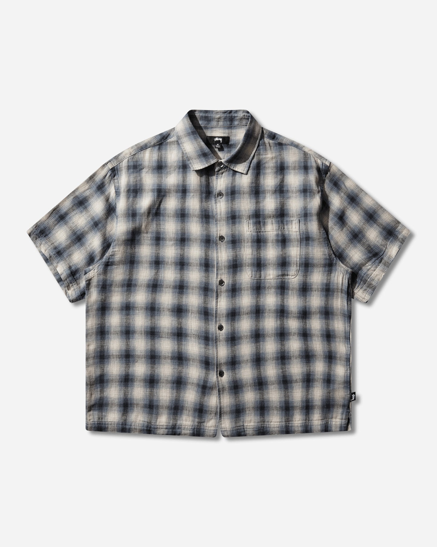 Stüssy Liam Ss Plaid Shirt Blue Shirts Shortsleeve Shirt 1110385SJ 0801
