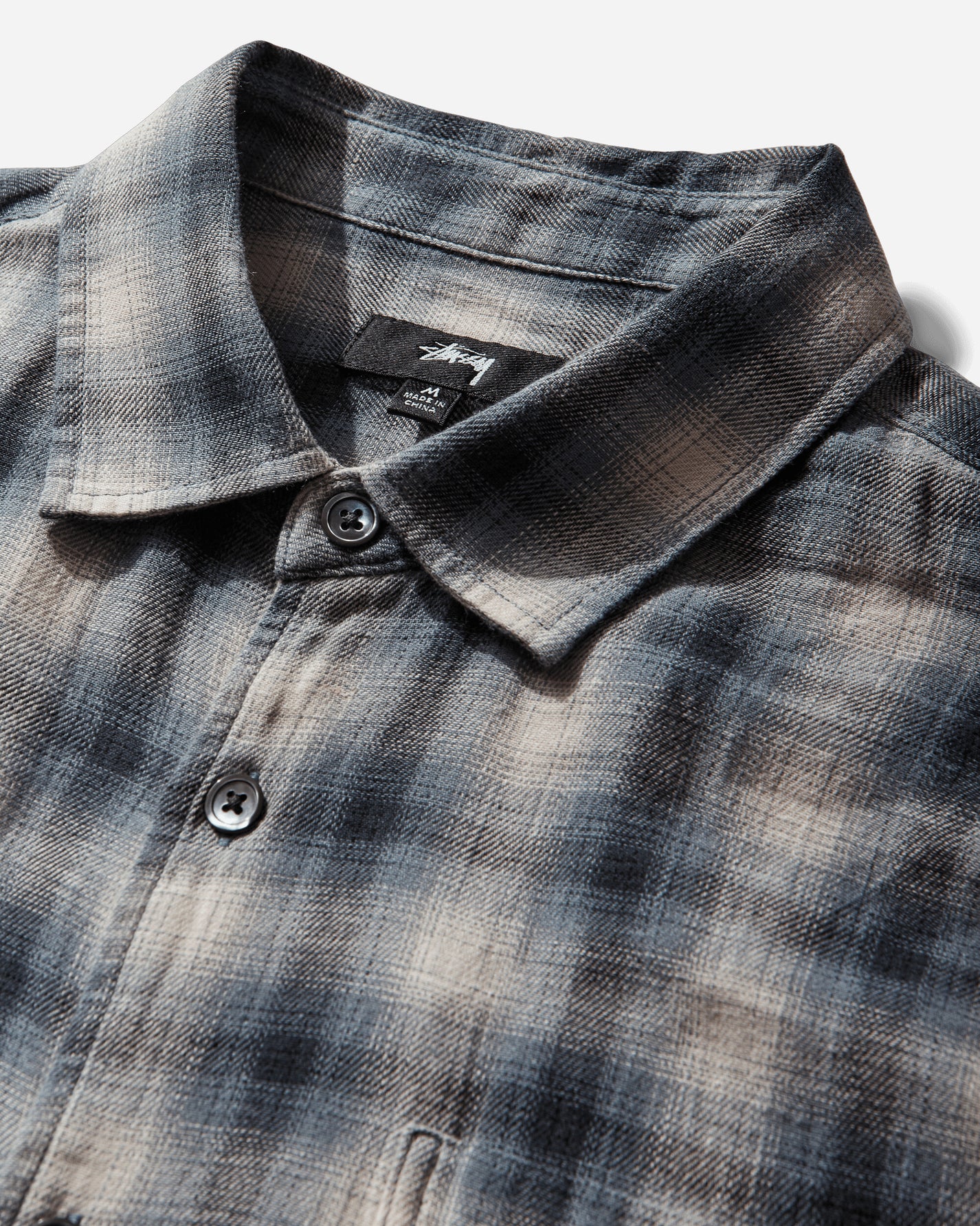 Stüssy Liam Ss Plaid Shirt Blue Shirts Shortsleeve Shirt 1110385SJ 0801