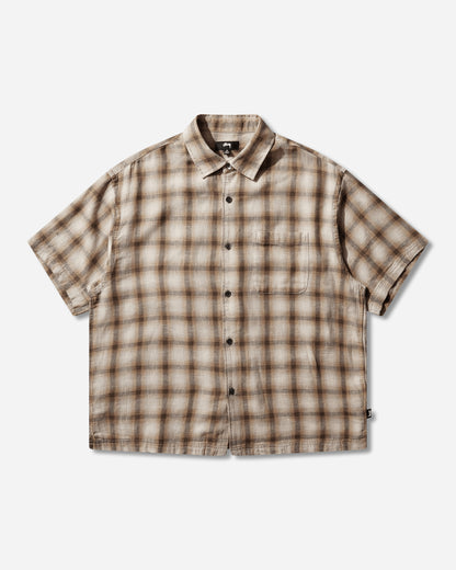 Stüssy Liam Ss Plaid Shirt Brown Shirts Shortsleeve Shirt 1110385SJ 1001