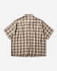 Stüssy Liam Ss Plaid Shirt Brown Shirts Shortsleeve Shirt 1110385SJ 1001
