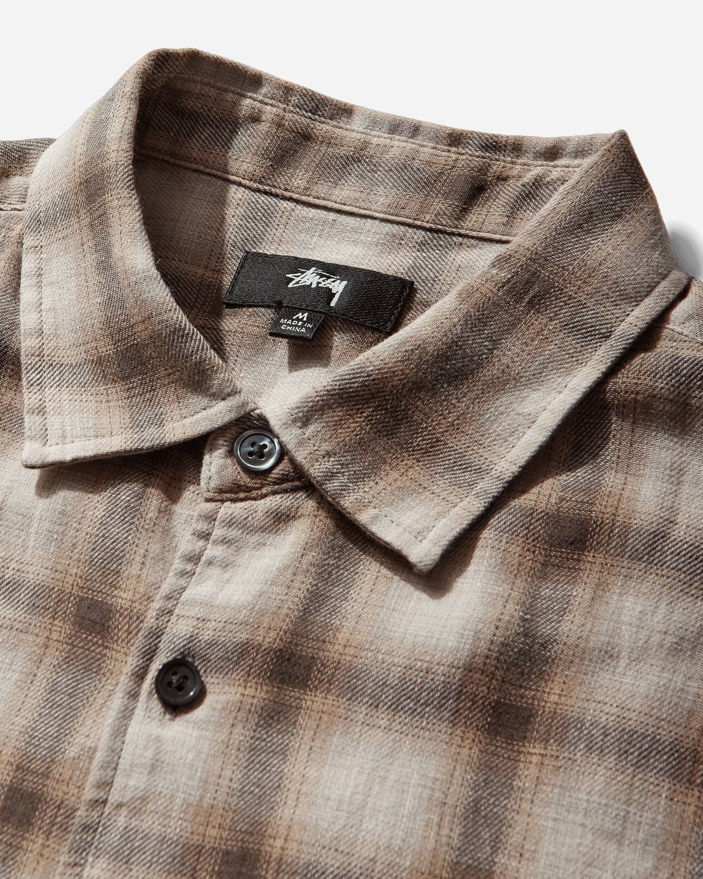 Stüssy Liam Ss Plaid Shirt Brown Shirts Shortsleeve Shirt 1110385SJ 1001