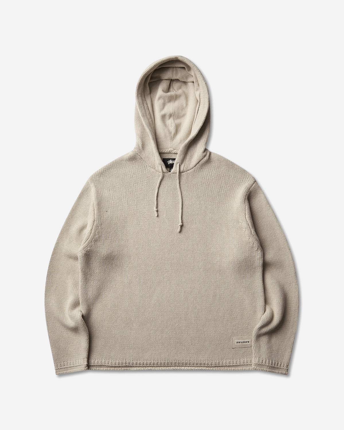 Stüssy Beach Hooded Sweater Oatmeal Knitwears Sweaters 117298SJ 1033