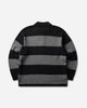 Stüssy Pique Knit Stripe Rugby Black Knitwears Sweaters 117317SJ 0001