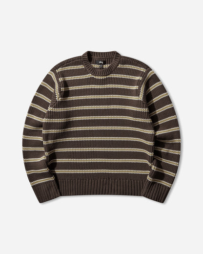 Stüssy Stripe Crew Forest Knitwears Sweaters 117272SJ 0410