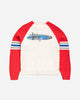 Stüssy Stripe Raglan Crew Red Knitwears Sweaters 117290SJ 0601