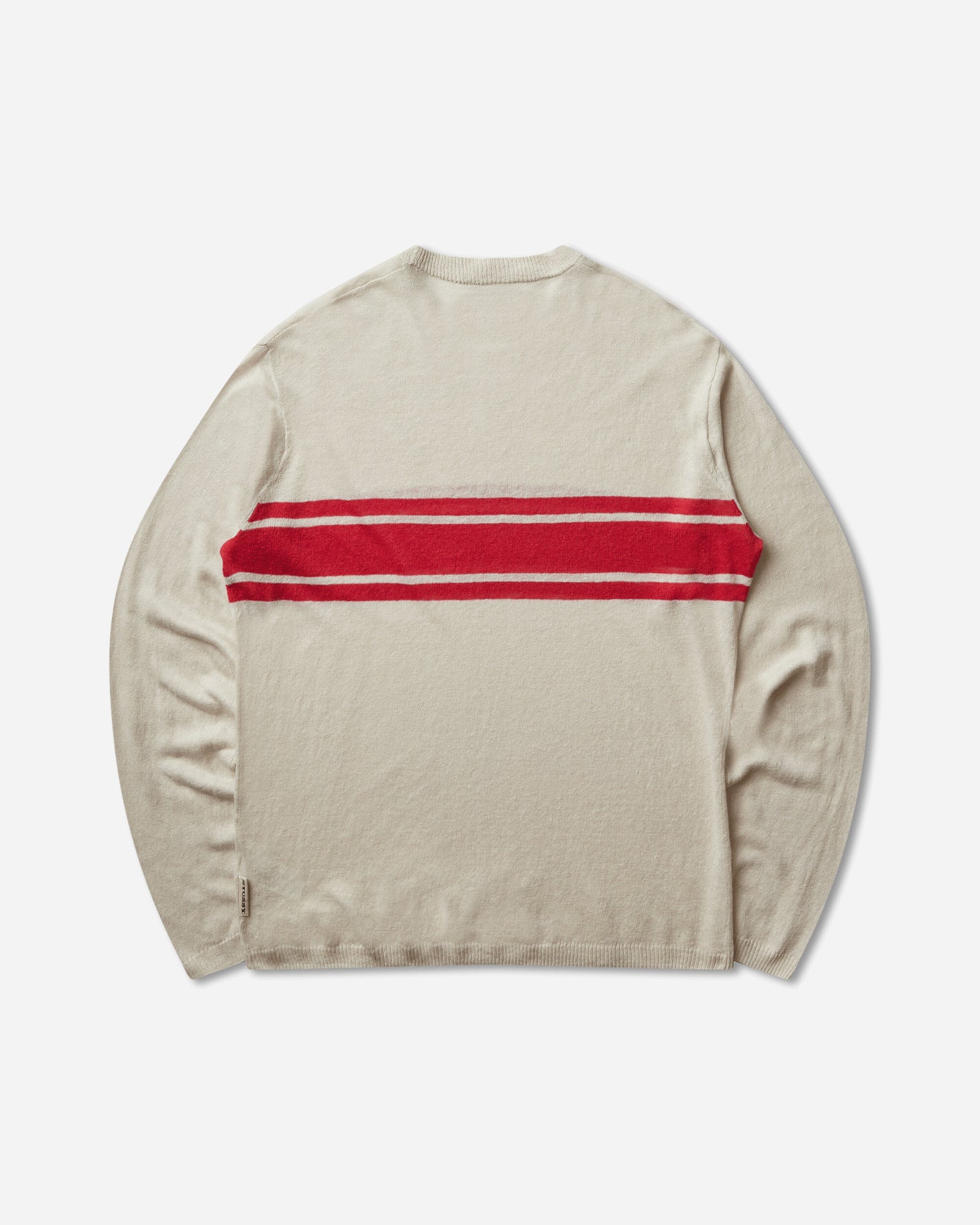 Stüssy Striped Long Sleeve Sweater Bone Knitwears Sweaters 117297SJ 1207