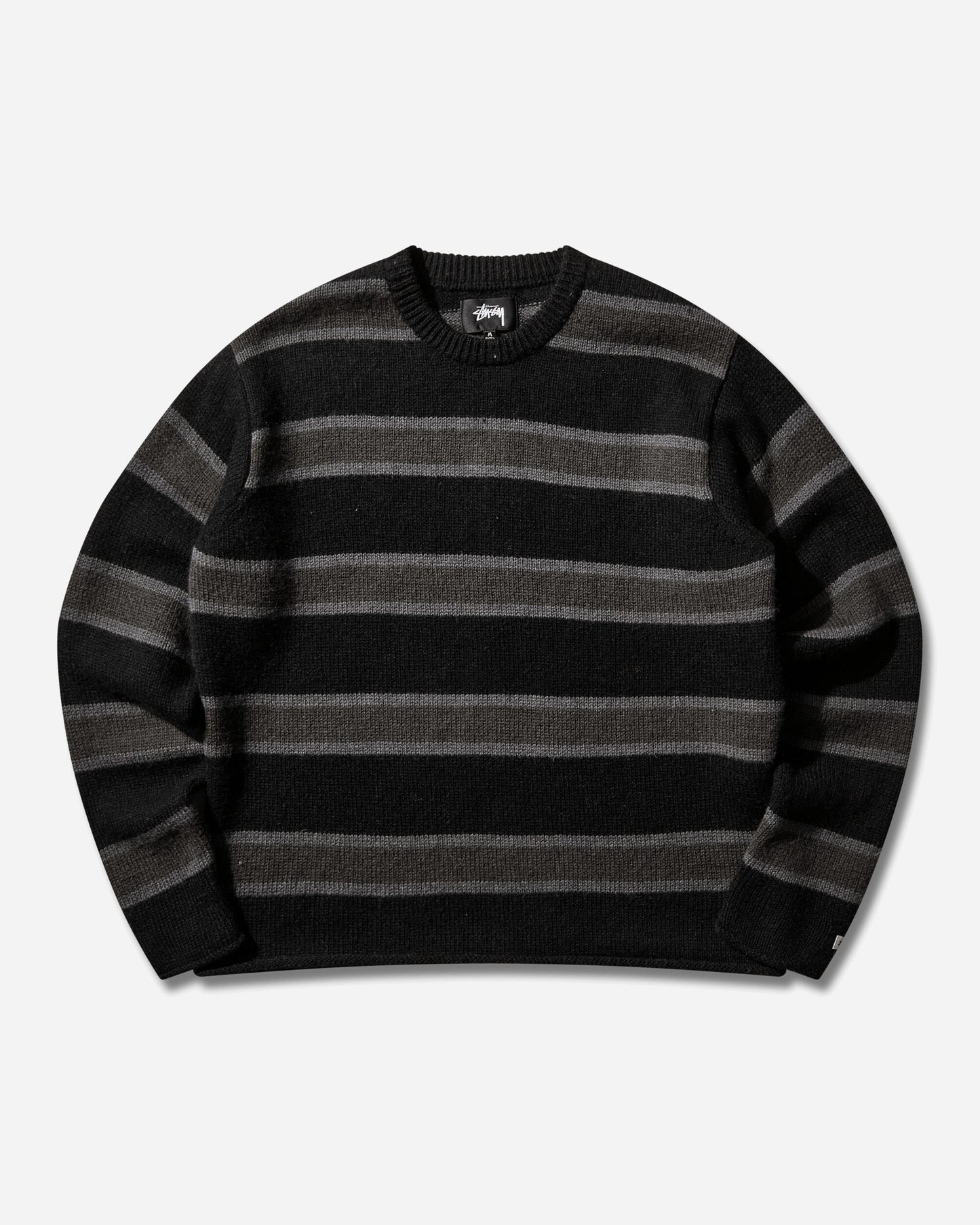 Stüssy Striped Wool Sweater Black Knitwears Sweaters 117283SJ 0001