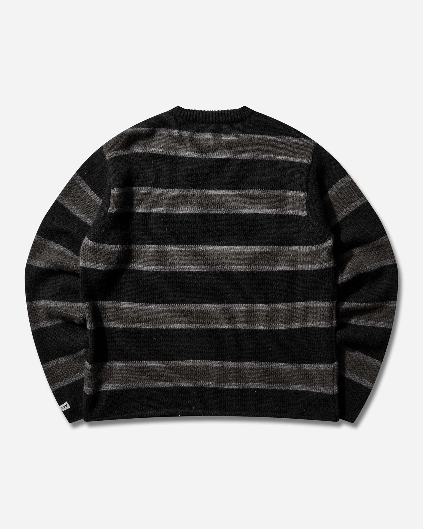 Stüssy Striped Wool Sweater Black Knitwears Sweaters 117283SJ 0001