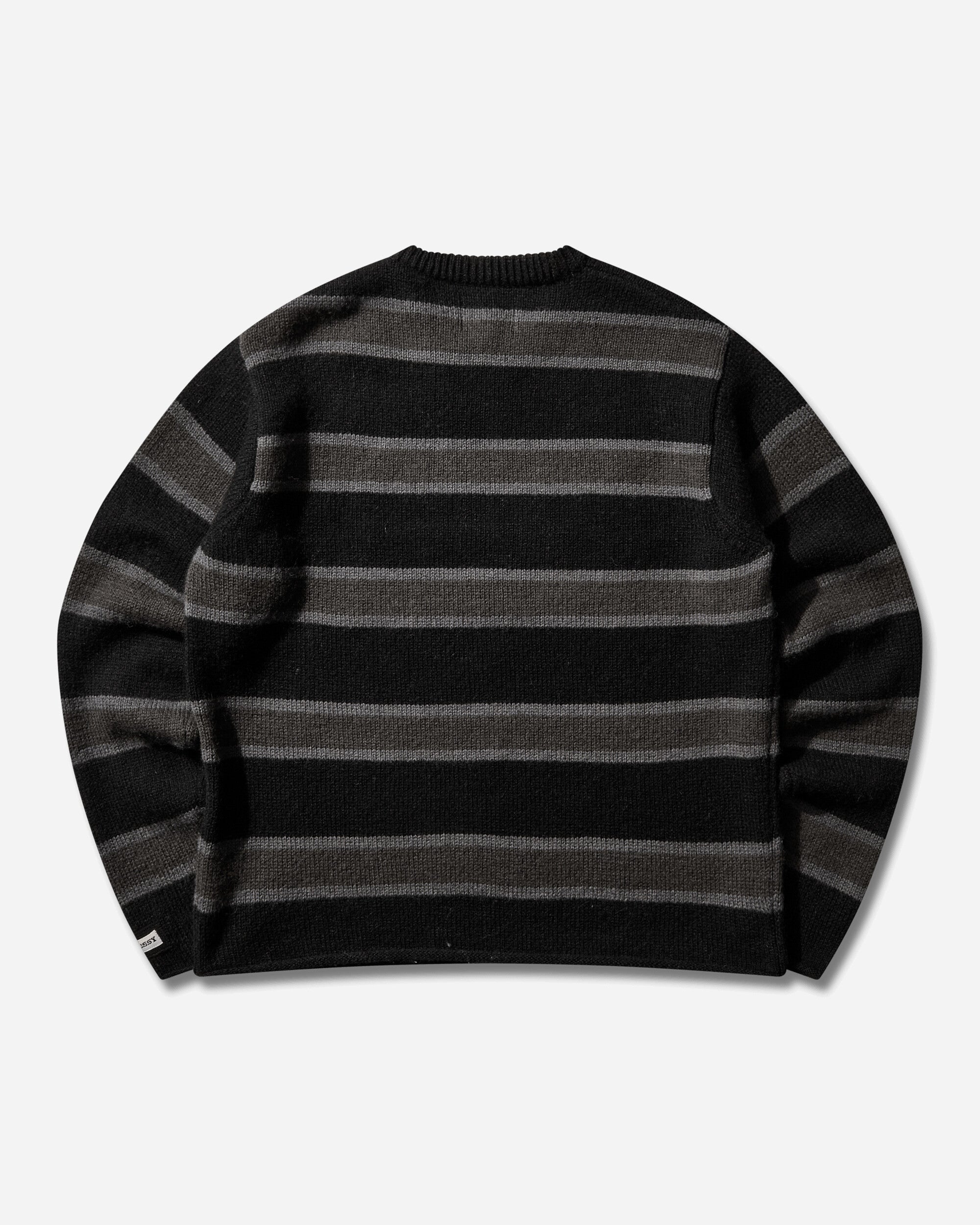 Stüssy Striped Wool Sweater Black Knitwears Sweaters 117283SJ 0001