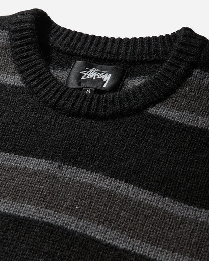 Stüssy Striped Wool Sweater Black Knitwears Sweaters 117283SJ 0001