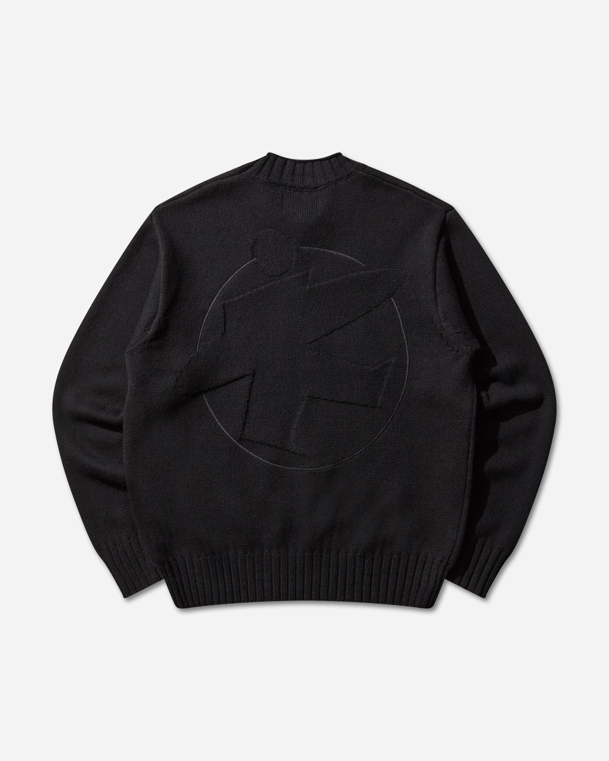 Stüssy Tonal Mock Neck Sweater Black Knitwears Sweaters 117276 0001