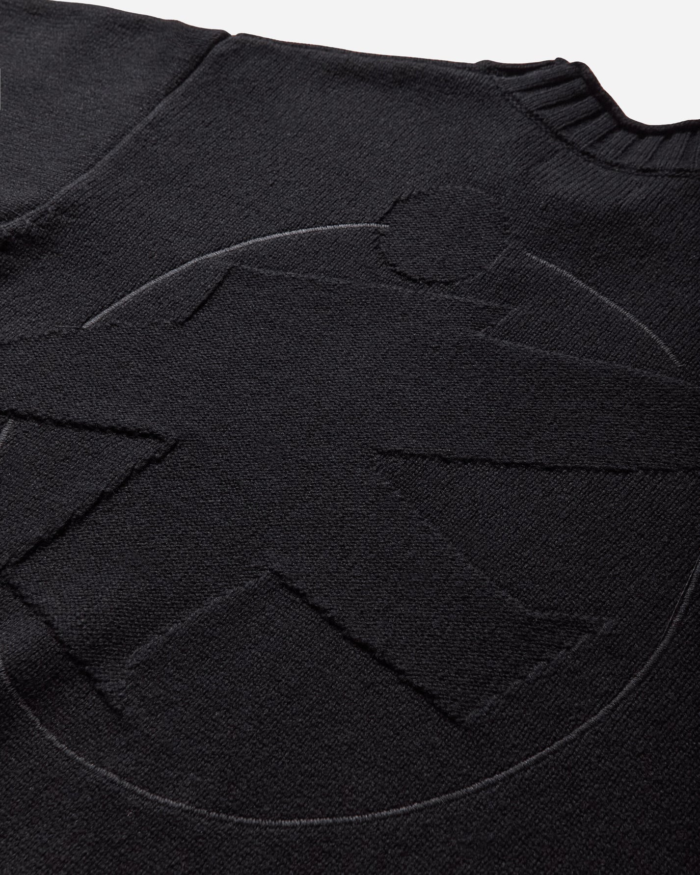 Stüssy Tonal Mock Neck Sweater Black Knitwears Sweaters 117276 0001