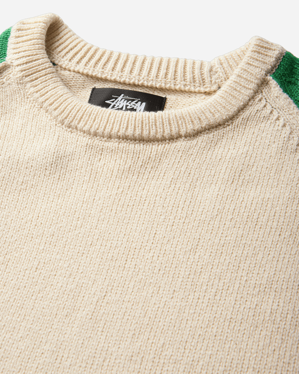 Stüssy Two Tone Raglan Sweater Natural Knitwears Sweaters 117299SJ 1002