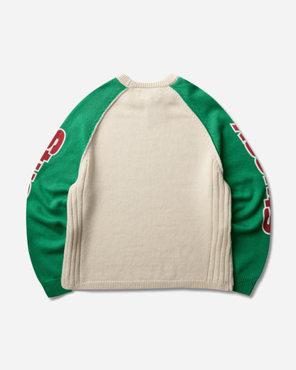 Stüssy Two Tone Raglan Sweater Natural Knitwears Sweaters 117299SJ 1002