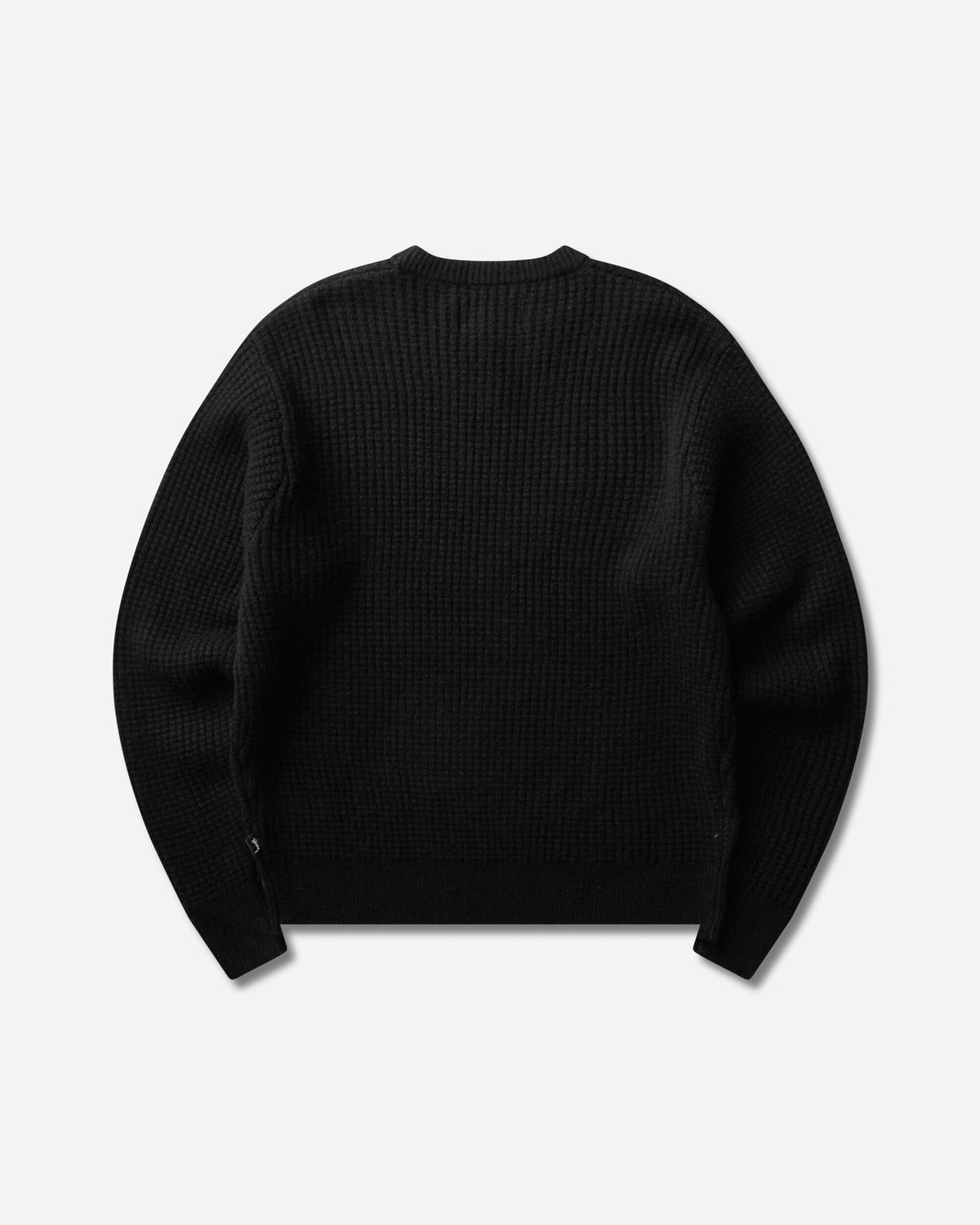 Stüssy Waffle Cashmere Sweater Black Knitwears Sweaters 117257SJ 0001