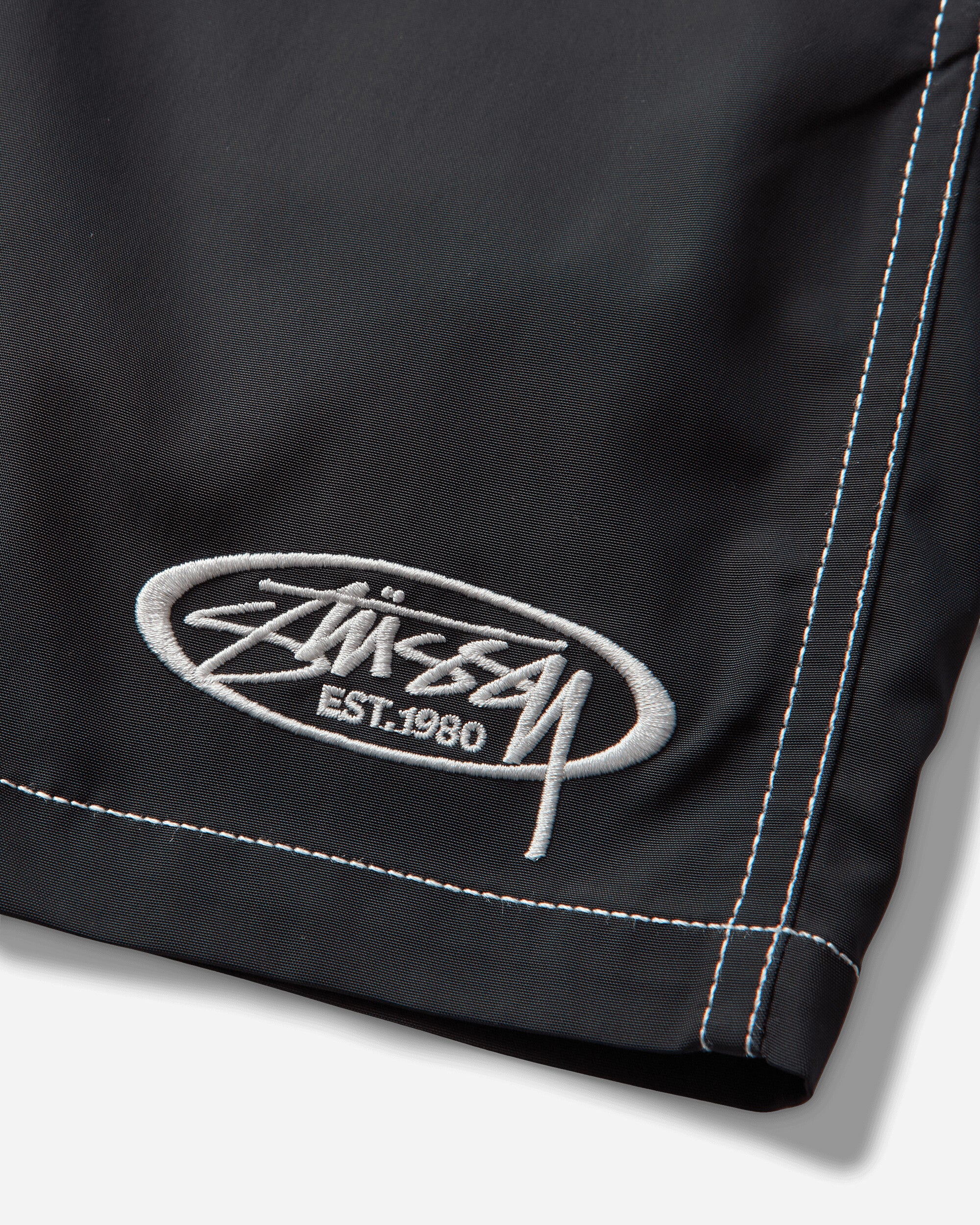 Stüssy Coastal Board Short Black Swimwear Swim Trunks 113176SJ 0001