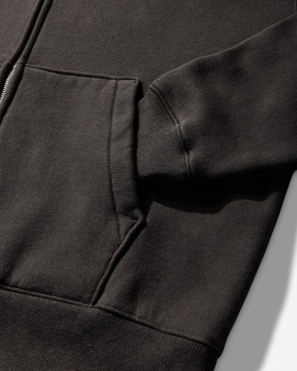 Stüssy Basic Diamond Zip Hood Black Sweatshirts Zip-Ups 118603SJ 0001