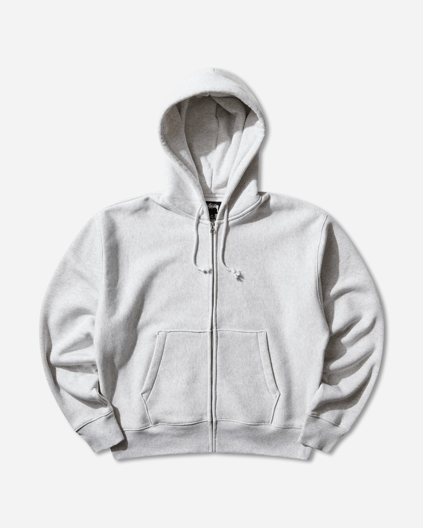 Stüssy Basic Diamond Zip Hood Ash Heather Sweatshirts Zip-Ups 118603SJ 0062
