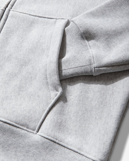 Stüssy Basic Diamond Zip Hood Ash Heather Sweatshirts Zip-Ups 118603SJ 0062