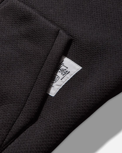 Stüssy Bonded Sherpa Lined Hood Black Sweatshirts Zip-Ups 118585 0001