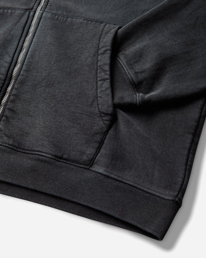 Stüssy Faded Graphic Zip Hood Washed Black Sweatshirts Zip-Ups 118553SJ 0034