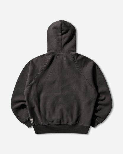 Stüssy Raglan Zip Hood Washed Black Sweatshirts Zip-Ups 118571SJ 0034