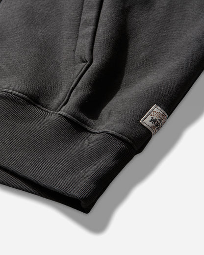 Stüssy Raglan Zip Hood Washed Black Sweatshirts Zip-Ups 118571SJ 0034