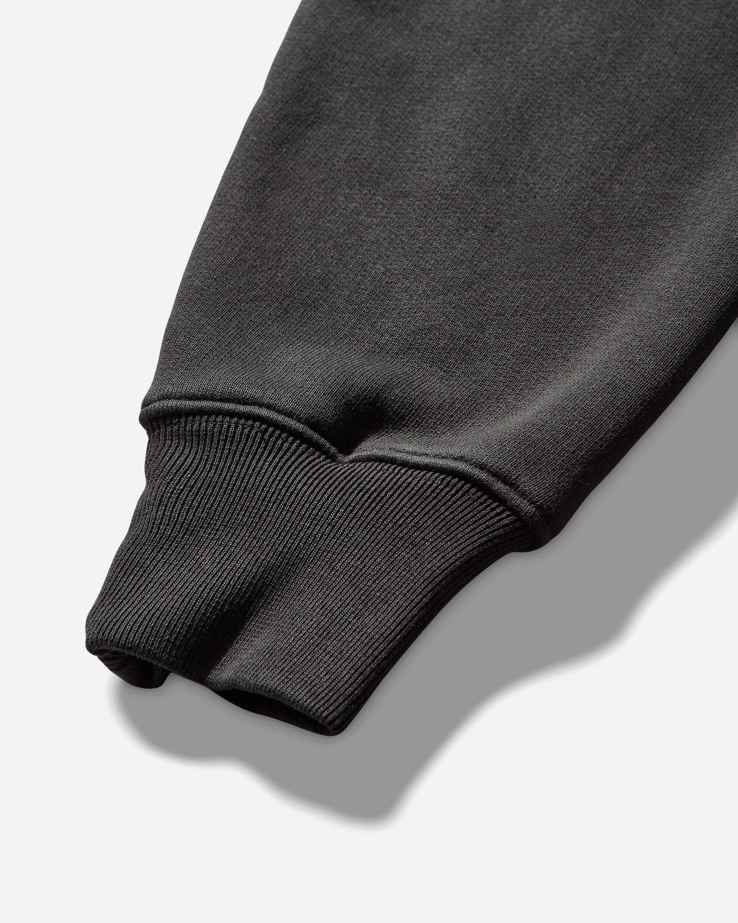 Stüssy Raglan Zip Hood Washed Black Sweatshirts Zip-Ups 118571SJ 0034